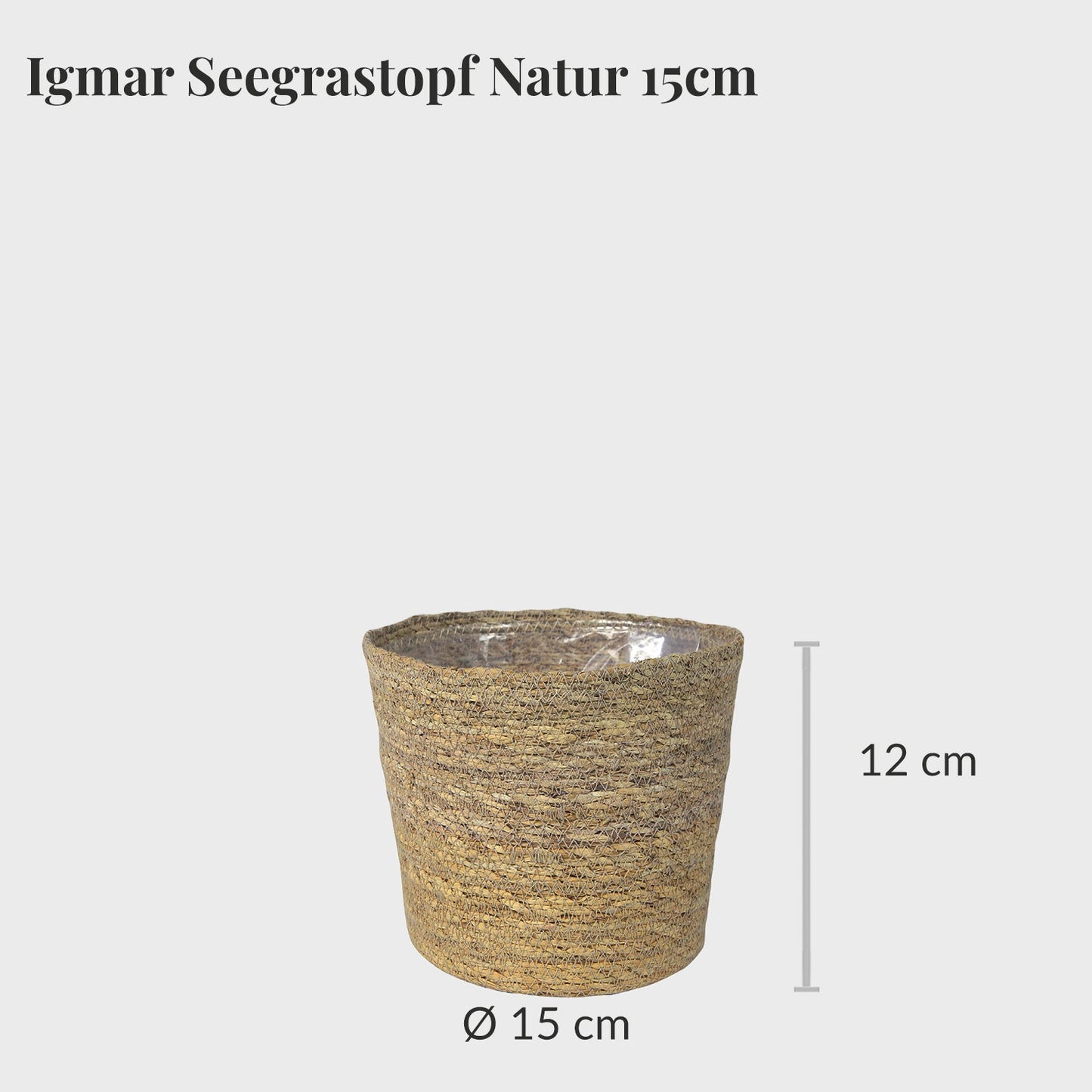4er Übertopfset 1L 1M 2S Natur