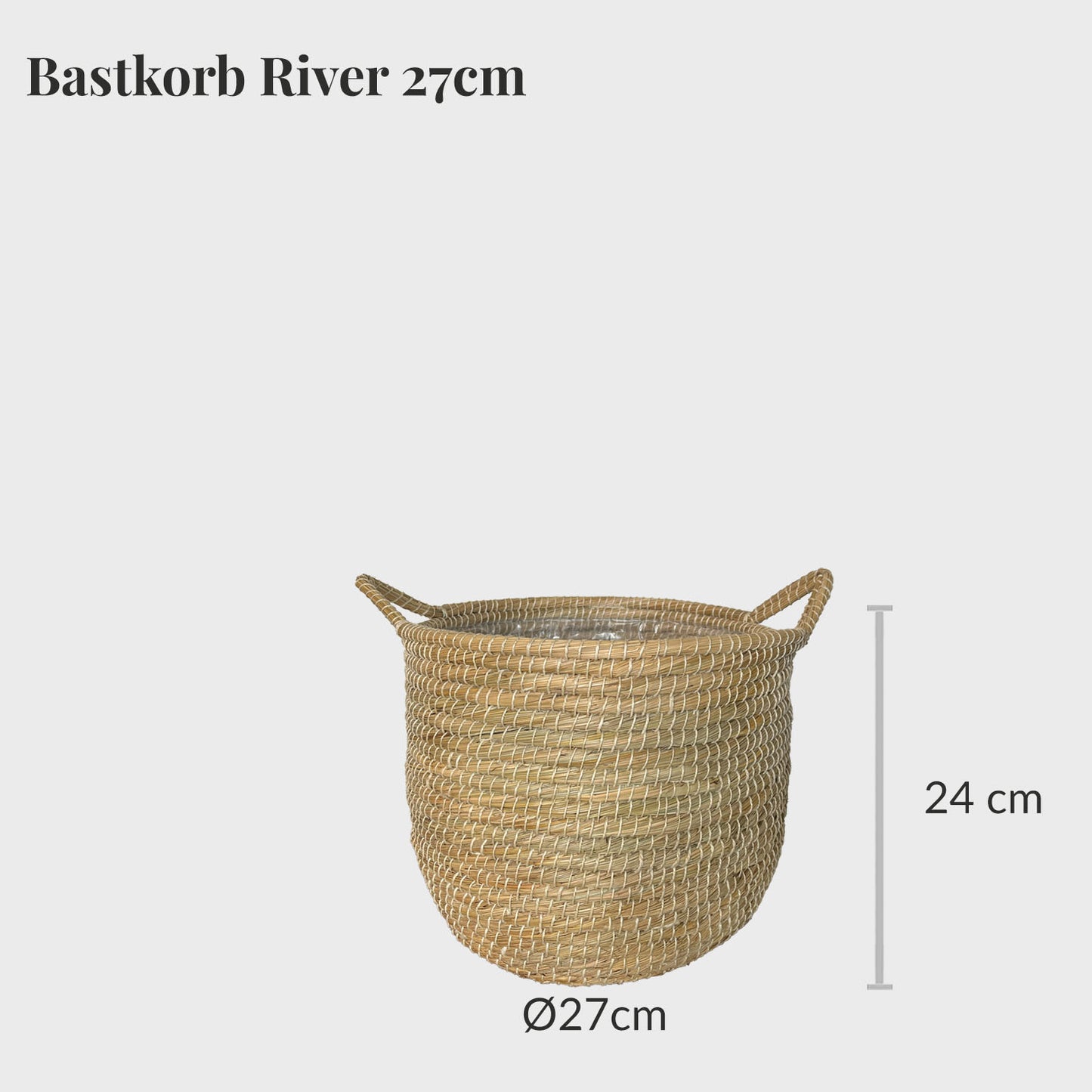 Bastkorb River 4er Set