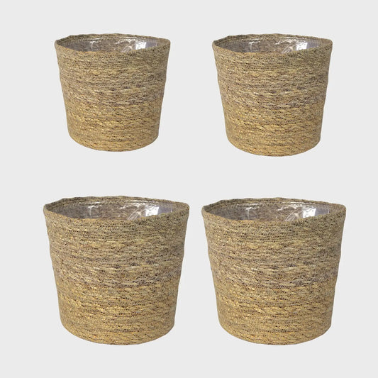 4er Übertopfset 2M 2S Seegras