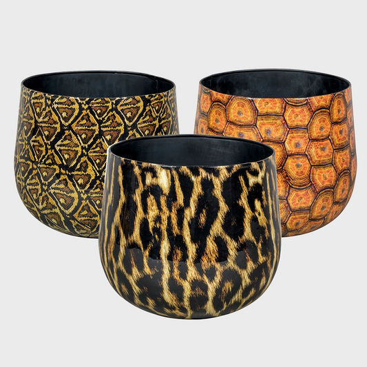 Animalprint Metalltopf 20cm
