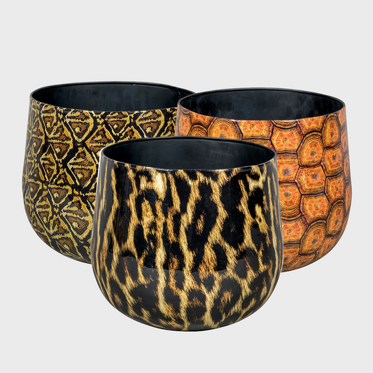 Animalprint Metalltopf 25cm