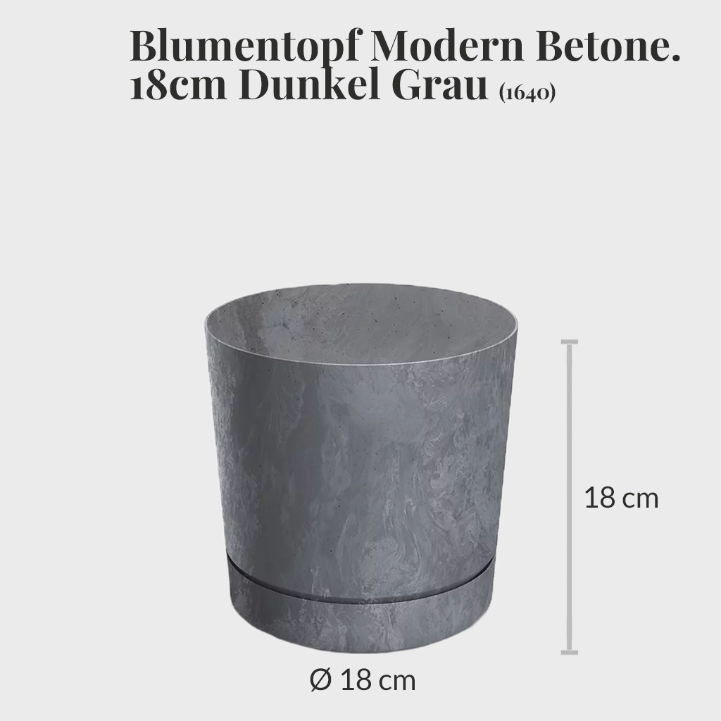 Blumentopf Modern 18cm