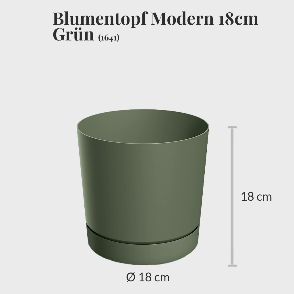 Blumentopf Modern 18cm