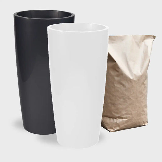 Hydro Business Pflanzgefäß Vase mit Blähton