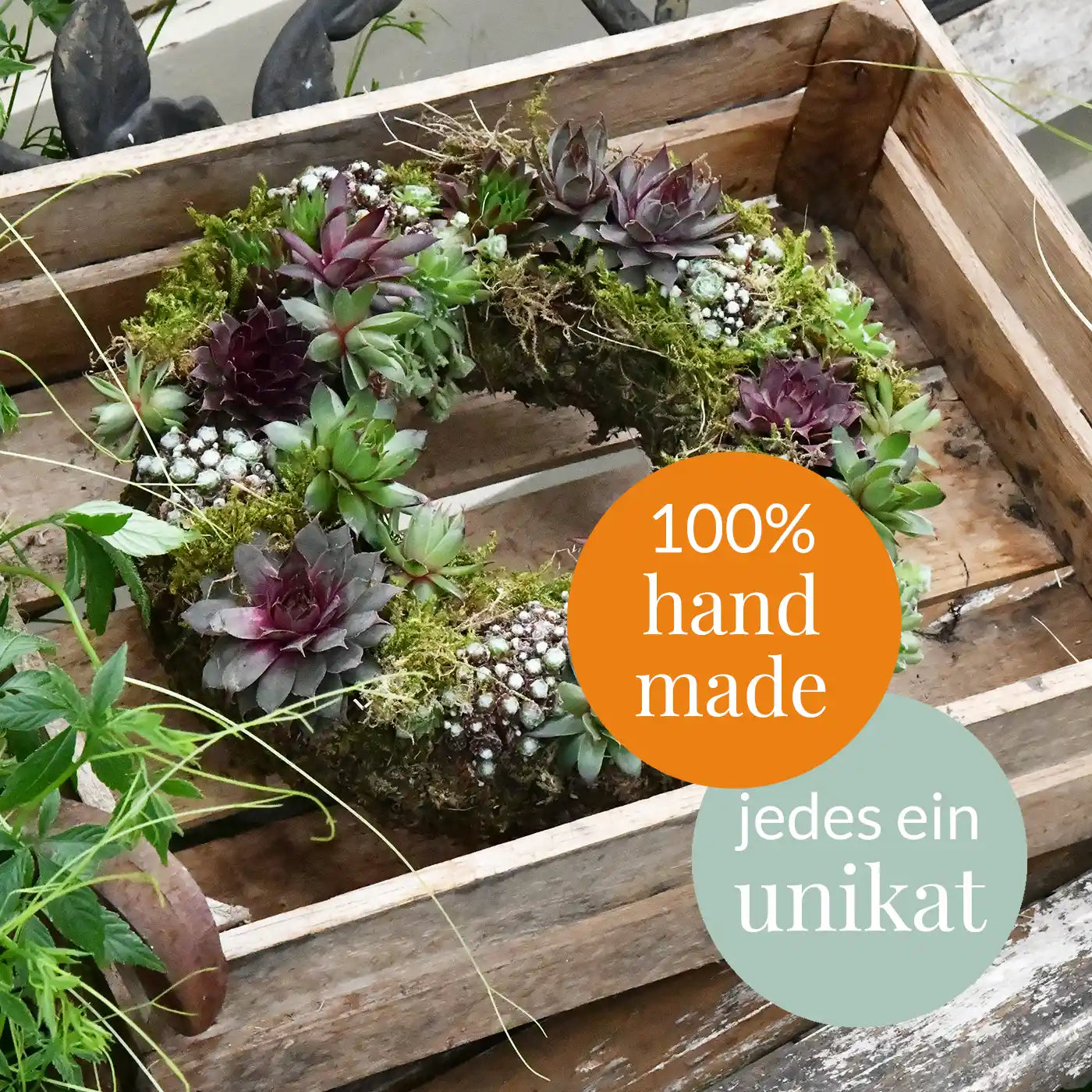Langlebiger Grabschmuck Kranz Ø 25cm