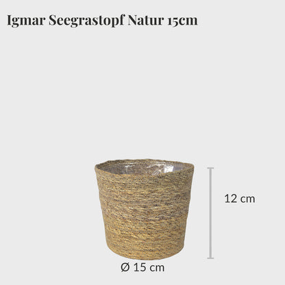 6er Übertopfset 2L 4S Weiß Terra
