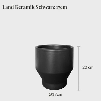 Keramiktopf Land 17cm