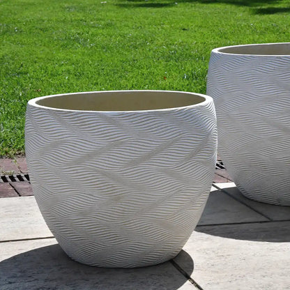 6er Übertopfset L Keramik Outdoor