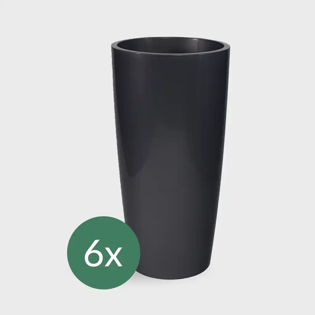 6er Übertopfset Hydro Business Pflanzgefäß Vase