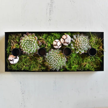 Adventskranz Modern mit Metallschale und Floristendeko