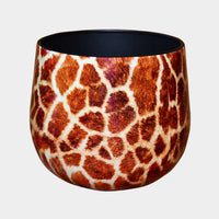 Animalprint Metalltopf 32cm