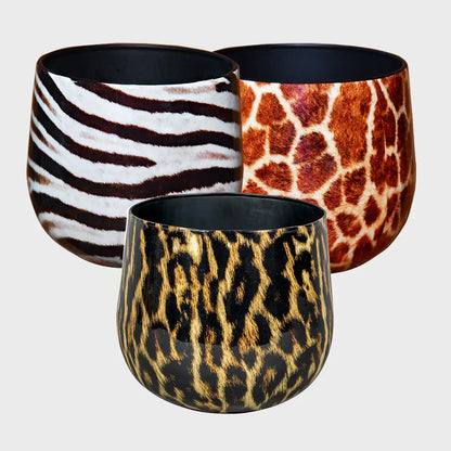 Animalprint Metalltopf 25cm