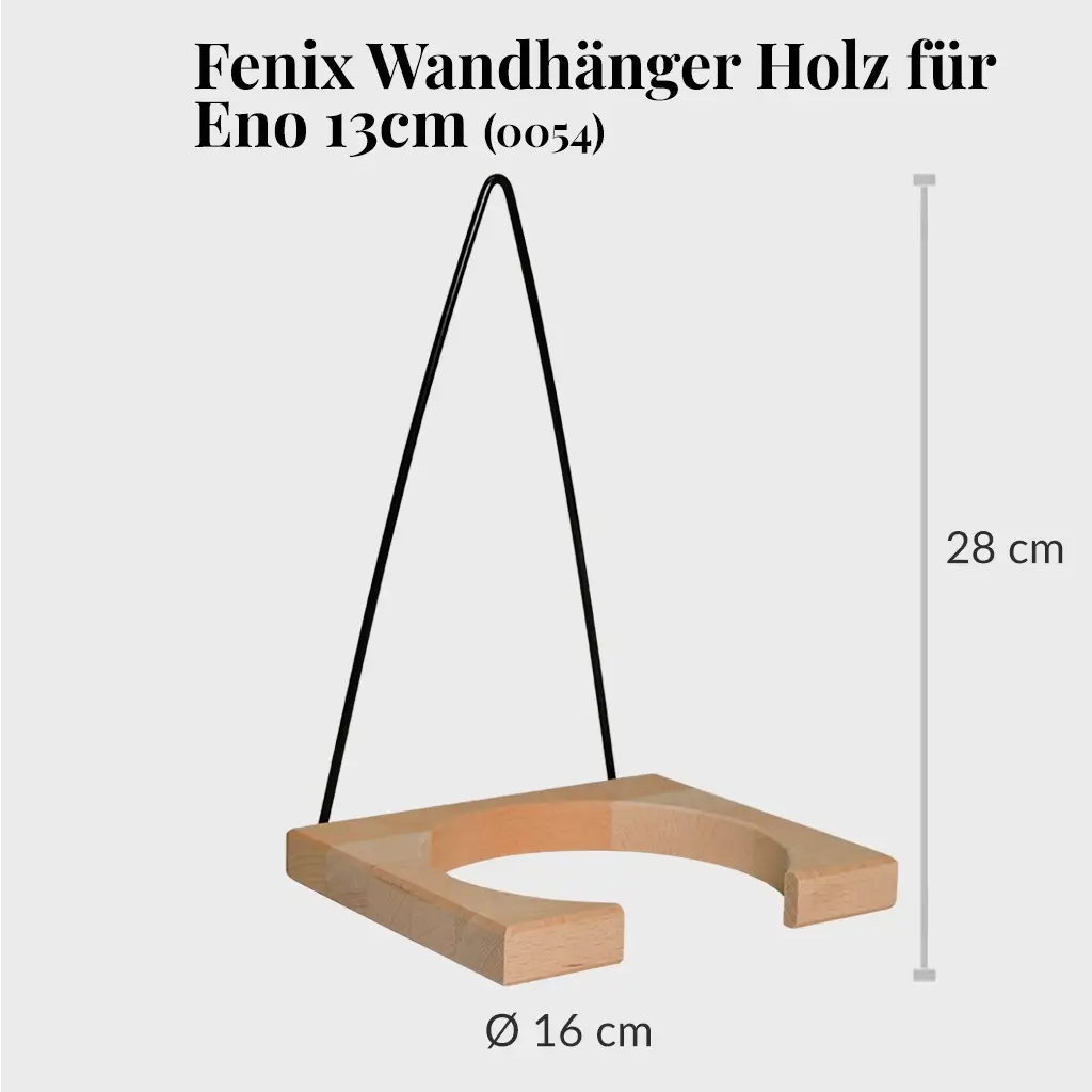 Wandhänger Fenix um Zimmerpflanzen an der Wand zu befästigen