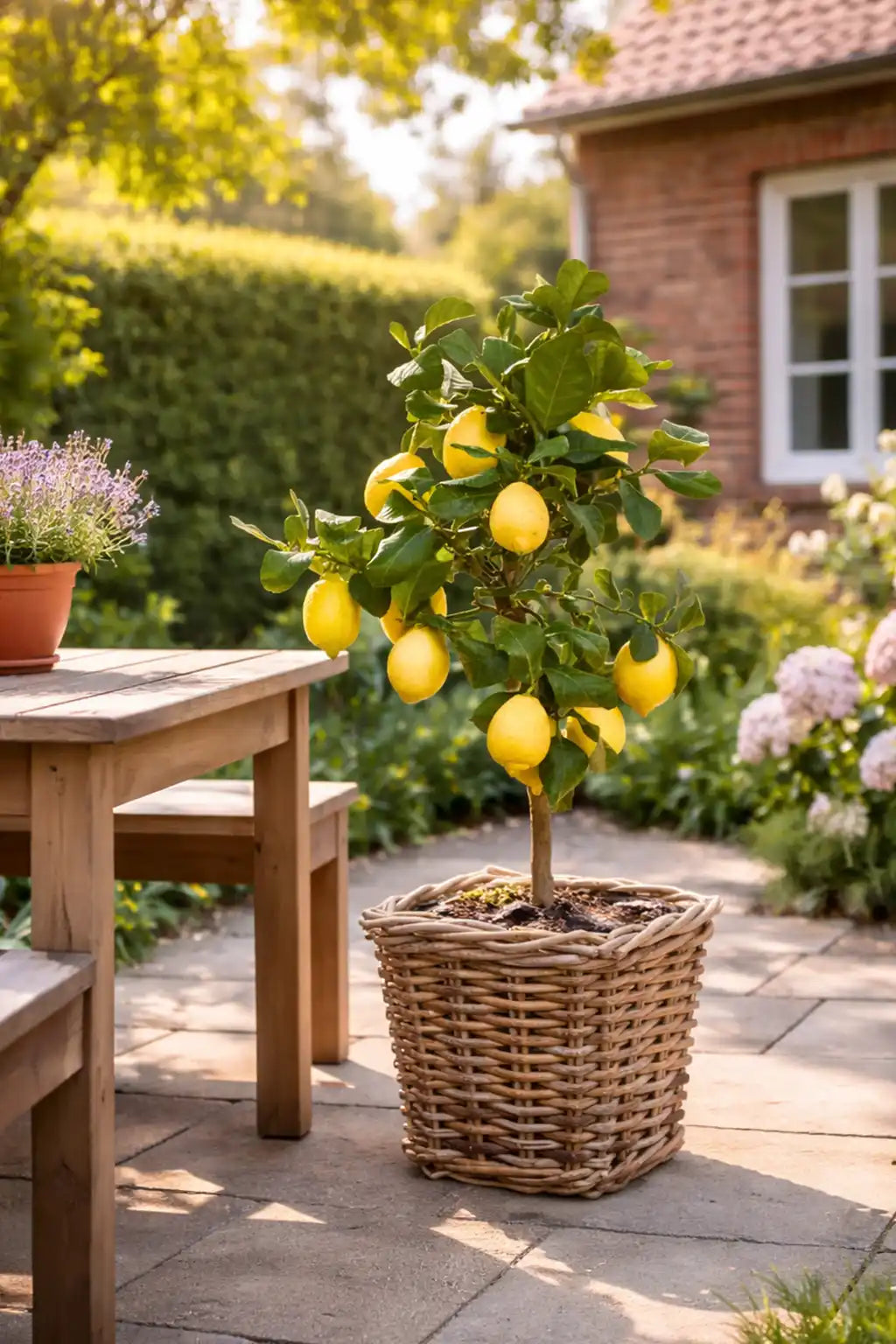 Großer Zitronenbaum