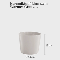 Keramiktopf Lina 14cm