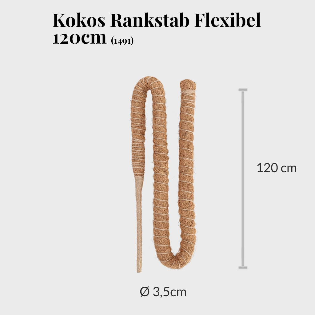 Kokos Rankstab Flexibel 120cm