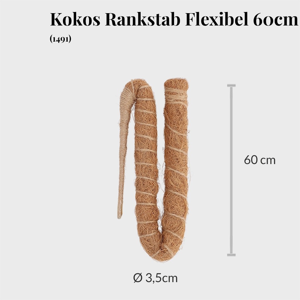 Kokos Rankstab Flexibel 60cm