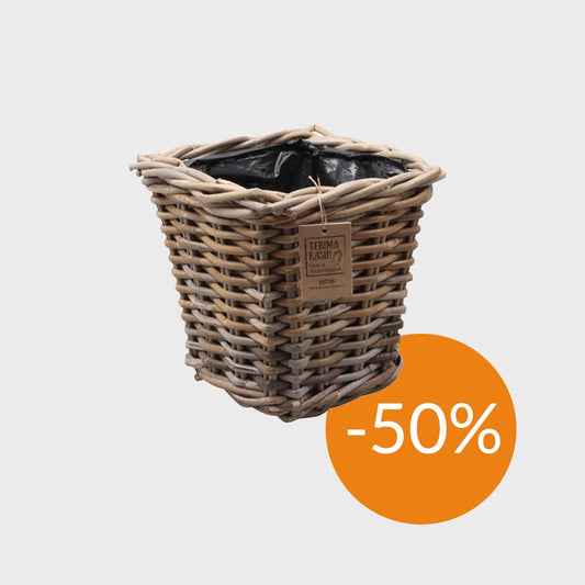Rattankorb Eckig 24cm