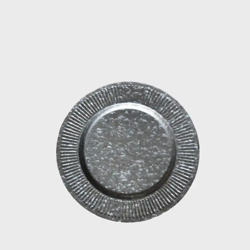 Teller Silber für Kränze 26cm