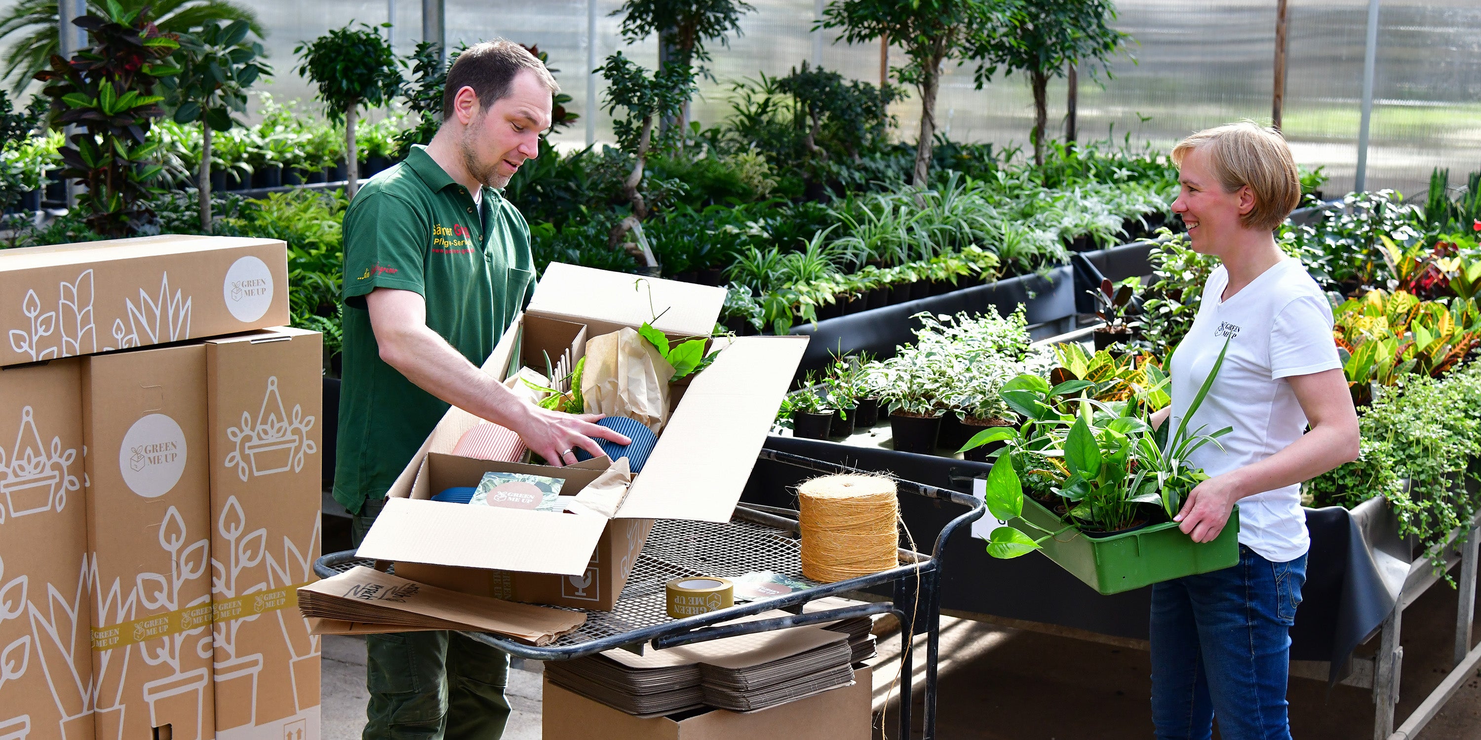 Versand und Pflanzenlieferung Green Me Up