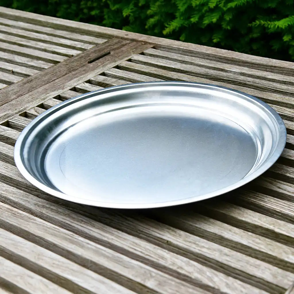 Zinkteller Sammy mit Rand 30cm