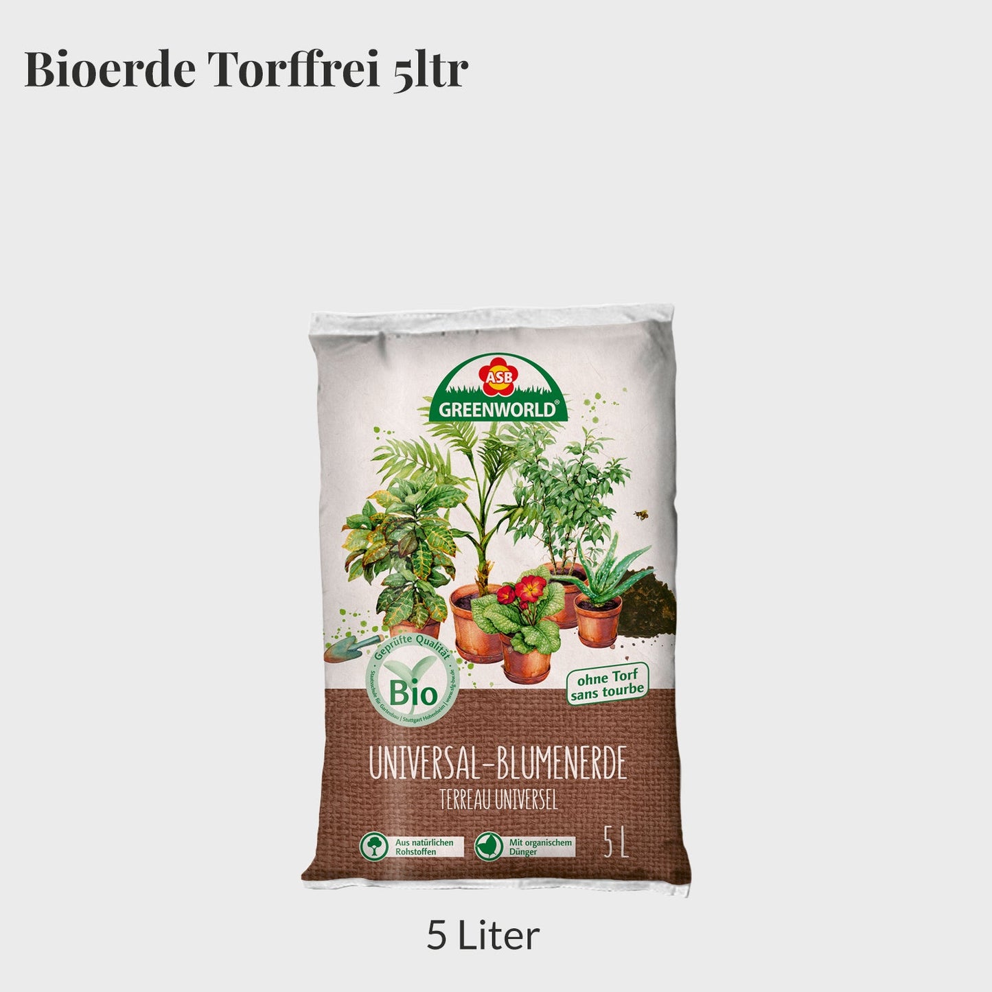 GRATIS Bioerde Torffrei 5ltr