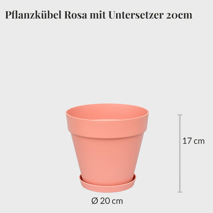 Elho Loft Pflanzkübel mit Untersetzter 20cm