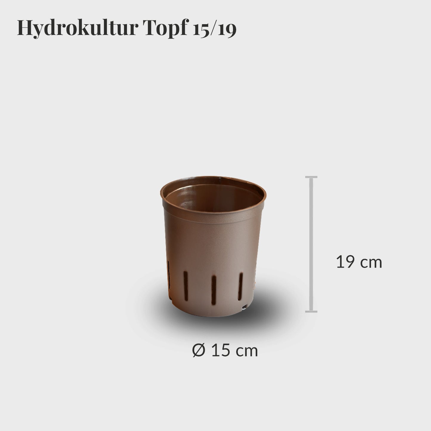 Hydrokultur Topf 15/19