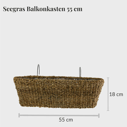 Seegras Balkonkasten 55cm