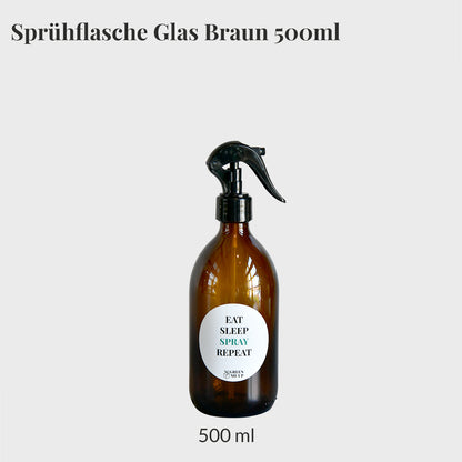 Sprühflasche Glas Braun 500ml