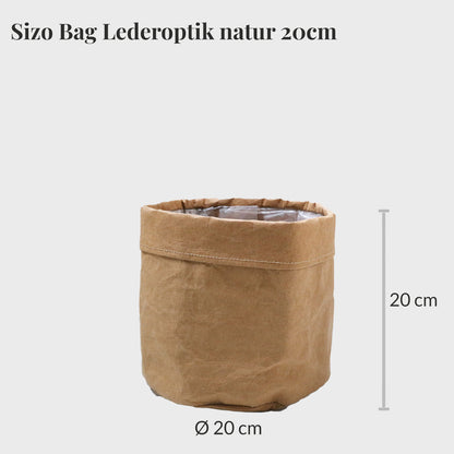6er Übertopfset 1L 1M 4S Weiß-Natur