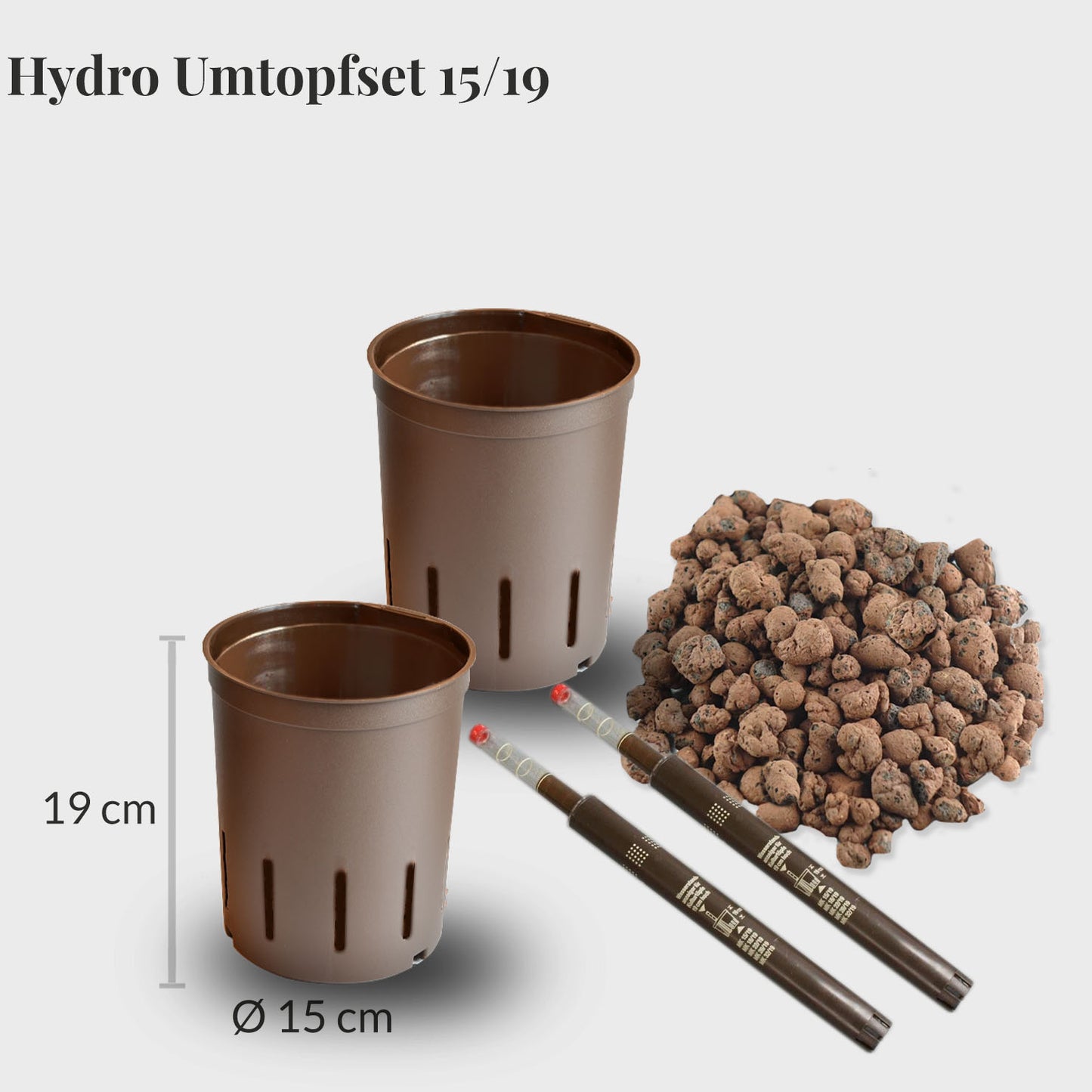 Hydro Umtopfset 15/19er Töpfe