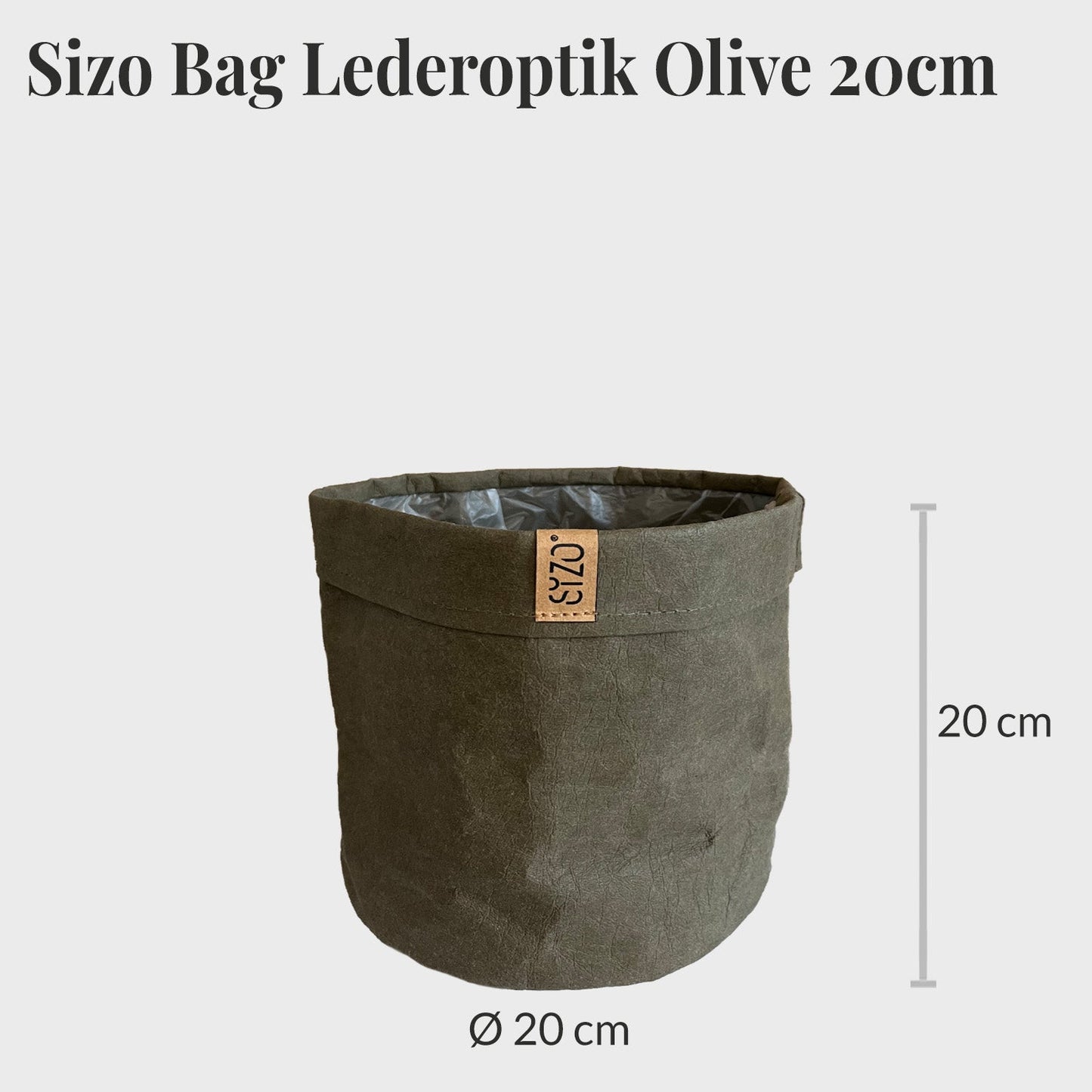 4er Übertopfset 2L 2S Olive